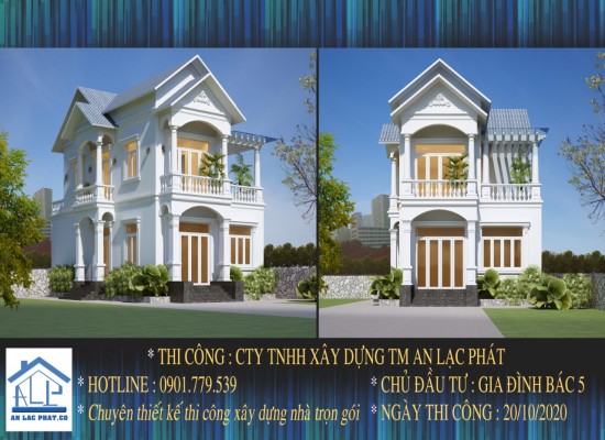 Thi công nhà Bác 5 - Đức Phong, Mộ Đức, Quảng Ngãi
