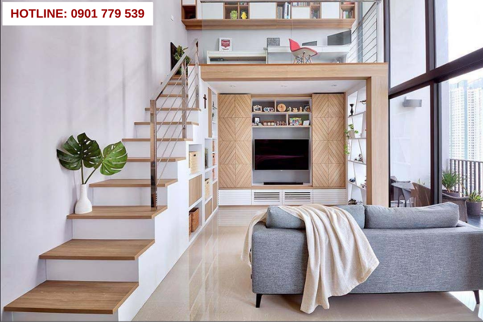 Mẫu nhà đẹp cấp 4 có gác lửng 7