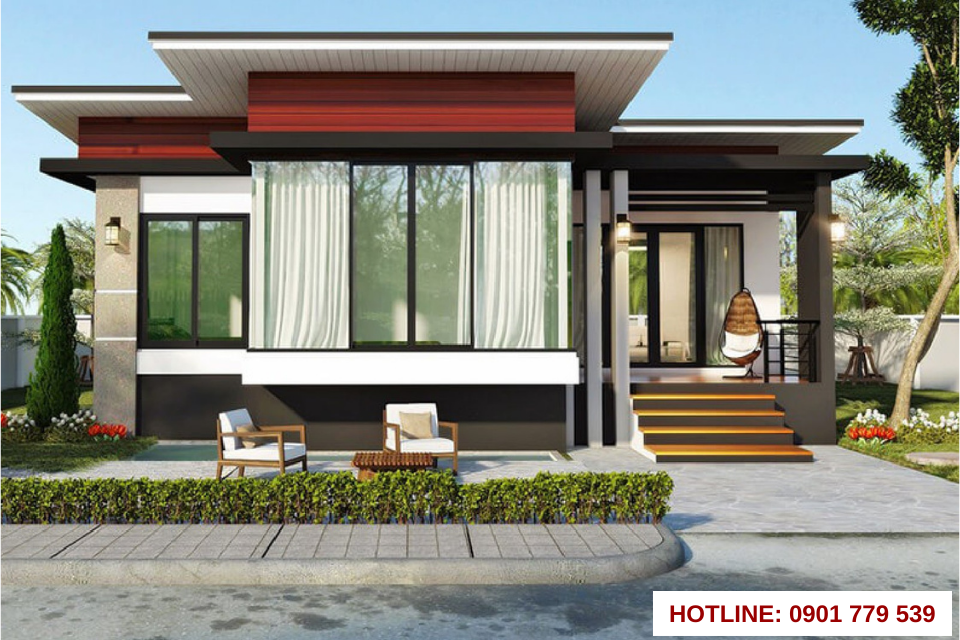 Những mẫu nhà đẹp cấp 4 Phù hợp với phong thuỷ Á Đông