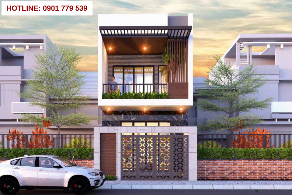 Thiết kế nhà ống 2 tầng 10
