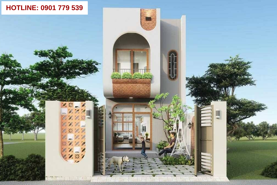 Thiết kế nhà ống 2 tầng 7