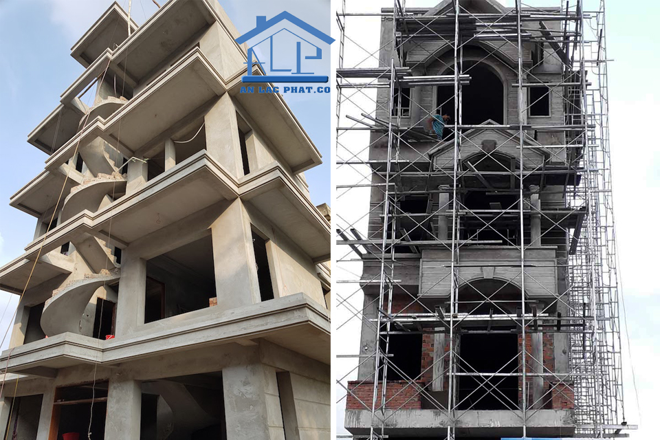 Xây dựng phần thô chính là tiền đề quan trọng cho tất cả các quy trình sau 