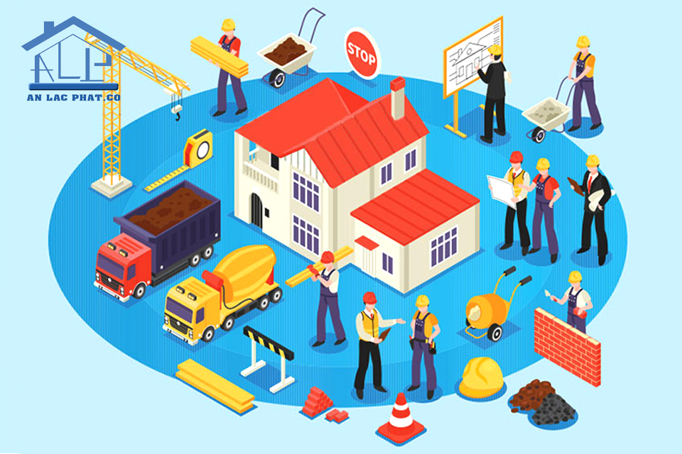 Xây dựng phần thô chính là tiền đề quan trọng cho tất cả các quy trình sau 